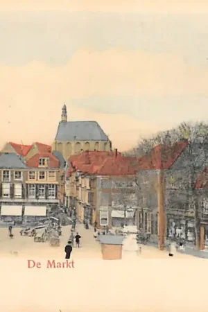 's-Gravenhage De Markt 1900 HC20711 Oryginalny