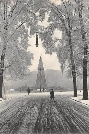 's-Gravenhage Plein 1813 in de winter 1908 HC20709 Darmowa dostawa