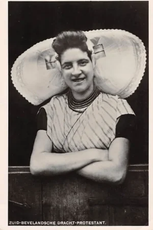 Oferta limitowana Zeeland Vrouw in klederdracht Zuid-Bevelandsche Dracht Protestant HC20220