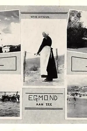 Egmond aan Zee Vuurtoren Reddingsboot met tractor Watertorenweg Strand Op de uitkijk HC19516 Tani