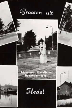 Hedel Gemeentehusi met Dreef Jachthaven Monument Gevallenen Bommelerwaard Uithovenschestraat en Hogenhof HC19428 Popularny