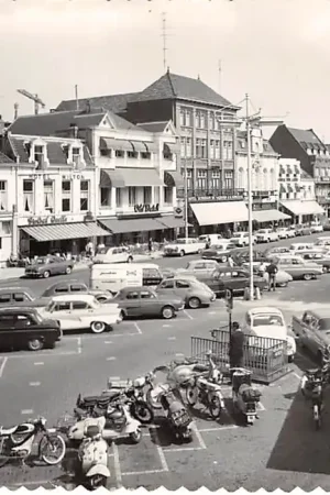 Eindhoven Markt met auto's Amsterdamsche Bank HC19425 Oferta limitowana
