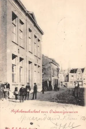 Haarlem Rijkskweekschool voor onderwijzeressen 1902 School HC19210 Oryginalny