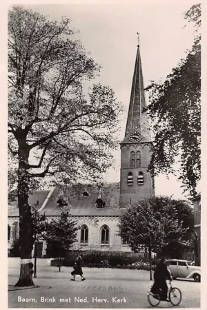 Autentyczny Baarn Brink met Ned. Hervormde Kerk 1951 HC18997
