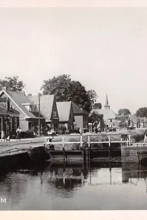 Appelscha Dorpsgezicht Kaan met sluis Scheepvaart 1949 HC18811 Wyprzedaż