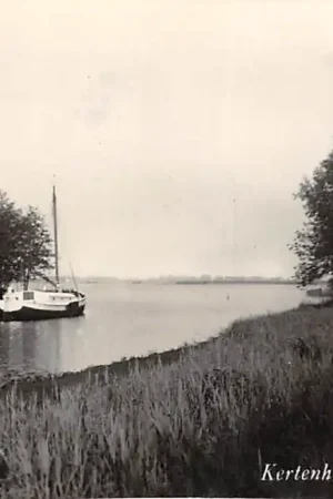 Kortenhoef Fotokaart Langs de Suwe Wijde Meren Hilversum HC18678 Autentyczny