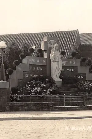 Rabat Beek (NB) H. Hart Monument Newo fotokaart 1935 HC18665