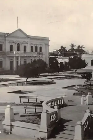 Oferta limitowana Colombia Santa Marta 1934 Parque de Bastidas Fotokaart Zuid-Amerika HC18425