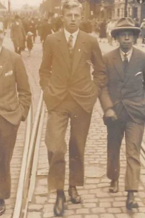 Premium Leiden Fotokaart Studenten 3 October 1928 HC18330