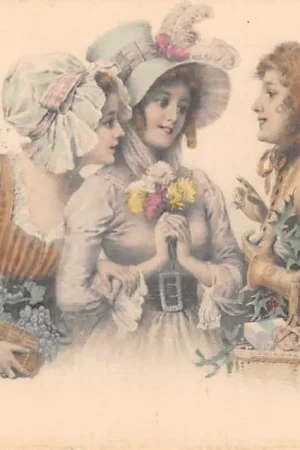 Ekspresowa dostawa Fantasie Vintage Drie meisjes M.M. Vienne Nr. 25 1907 HC18306
