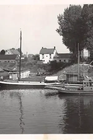 Darmowa dostawa Tiel Haven Binnenvaart schepen Scheepvaart Watertoren 1952 HC18391