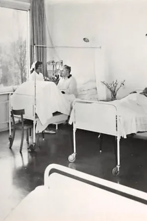 Nowość Schiedam R.K. Ziekenhuis Dr. Noletstichting Patiëntenkamer Heren 1968 HC18380
