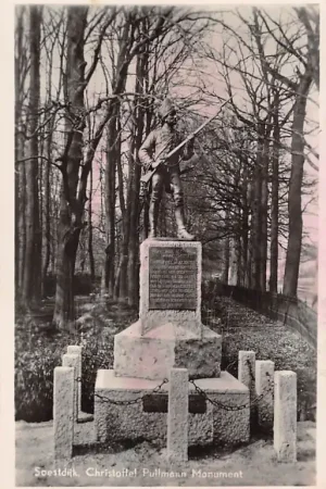 Baarn Christoffel Pullmann Monument 1947 HC17826 Tylko dziś