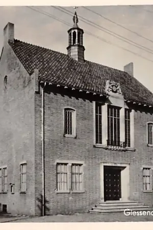 Zwrot pieniędzy Hardinxveld-Giessendam Giessendam Gemeentehuis 1949 HC17716