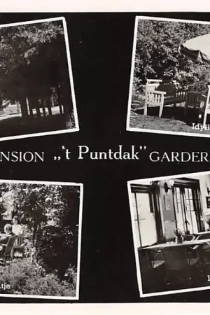 Garderen Hotel Pension 't Puntdak Oprijlaan Idyllisch zitje Interieur Veluwe 1950 HC17682 Ekspresowa dostawa