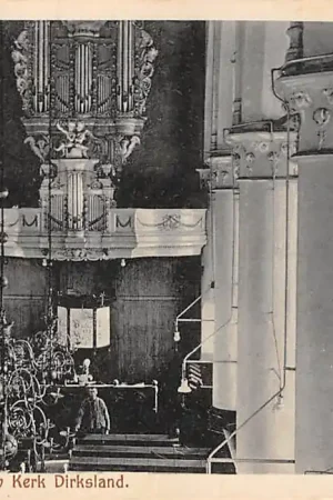 Oferta Dirksland Interieur Ned. Hervormde Kerk met orgel 1919 Goeree-Overflakkee HC17554