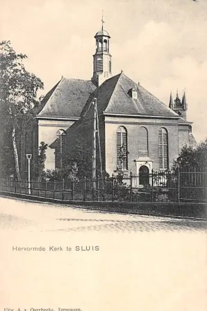 Sluis Hervormde Kerk Zeeuws-Vlaanderen HC17535 Oryginalny