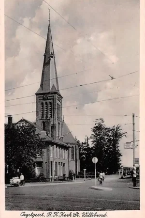 Tani Oegstgeest R.K. kerk St. Willibrord 1942 HC17340