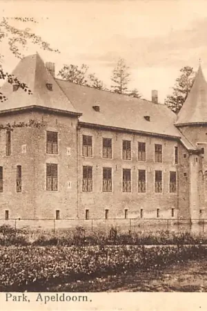 Apeldoorn Kasteel Het Oude Loo Kon. Park 1933 HC17461 Autentyczny