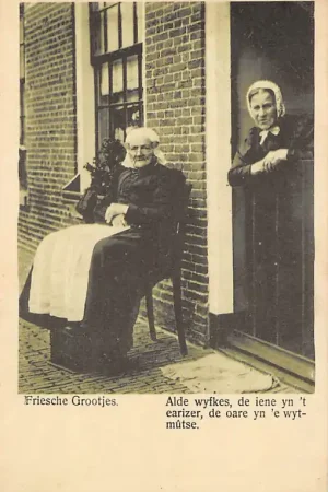 Wyprzedaż Bolsward Friesche Grootjes Klederdracht Friesland 1921 Vintage HC17184