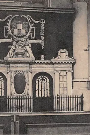 Wysoka jakość Gouda St. Jans kerk Praalgraf van Hieronimus van Beverningh Begraafplaats Gompers HC17051