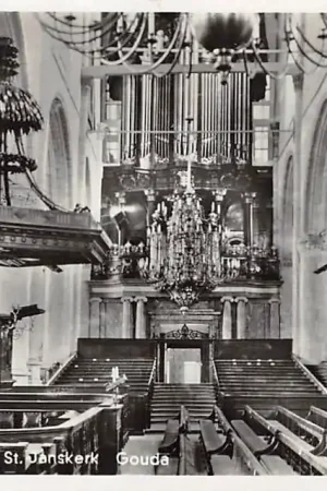 Premium Gouda St. Jans kerk Orgel met preekstoel HC17050