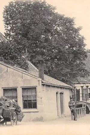 Gouda Achter de Waag Zeugstraat Agnietenkapel Nieuwe Markt Gompers HC17024 Zamów teraz