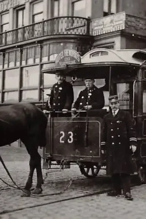 Zo was Dordrecht Groothoofd omstreeks 1910 Paardentram 23 Tram HC17014 Premium