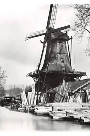 Zo was Dordrecht Oranjelaan hoek Noordendijk Molen De Nachtegaal omstreeks 1920 HC16994 Niska cena