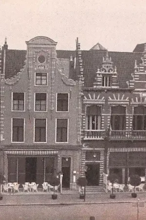 Haarlem Groote Markt Reclame N.V. Cafe-Restaurants v\\/h Gebrs. Brinkmaan en De Kroon. HC16908 Oryginalny