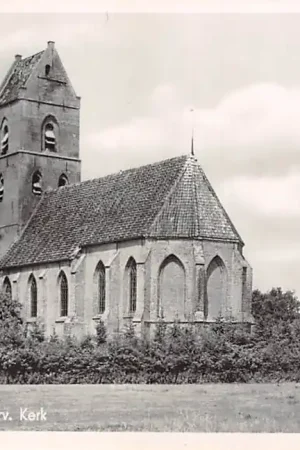 Autentyczny Vledder Drenthe Ned. Hervormde Kerk 1942 HC16787