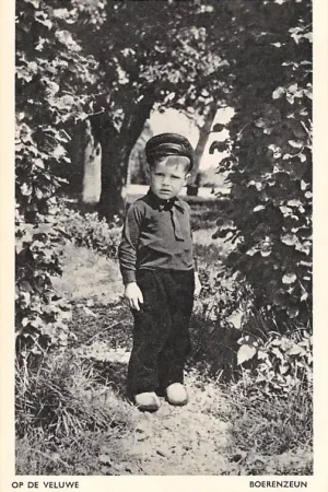Autentyczny Putten Op de Veluwe Boerenzeun Klederdracht Kind Vintage HC16751