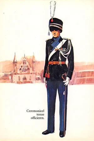 Popularny Militair Marechaussee Ceremonieel tenue officieren HC16352