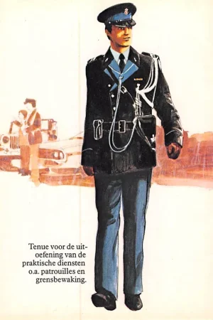 Militair Marechaussee Tenue voor de uitoefening van de praktische diensten o.a. patrouilles en grensbewaking HC16349 Szybka dostawa