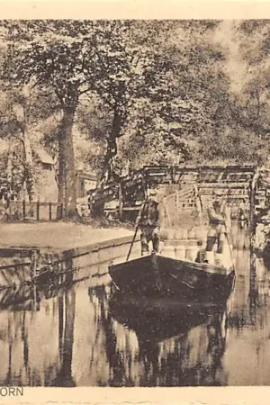 Nowość Giethoorn Groeten uit Punter met boeren en melkbussen PHC16336