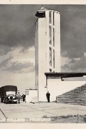 Wieringen Den Oever Gedenkteeken Alsuitdijk Holland - Friesland IJsselmeer Auto 1948 HC16280 Szybka dostawa