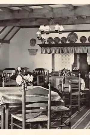 Autentyczny Zeddam Hotel Het Montferland Interieur Oud-Hollandse eetkamer 1955 HC16010