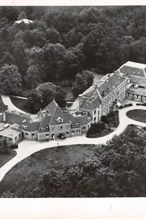 Szybka dostawa Laag-Soeren Amstrad Vacantie- en Herstellingsoord van de Amsterdamse Bank 1950 KLM Luchtfoto Rheden HC15955