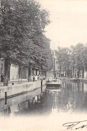 Szybka dostawa Gouda Gouwe vanaf de Groenendaalbrug Gompers Binnenvaart schepen Scheepvaart HC15839