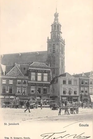 Oferta limitowana Gouda Markt Marktdag Opbouw kramen Depot Van Gend en Loos Gompers HC15771