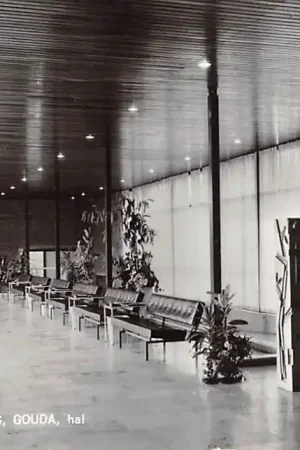 Bezpieczna płatność Gouda Graaf Florisweg St. Jozef Paviljoen Hal van de inmiddels gesloopte nieuwbouw 1973 HC15755