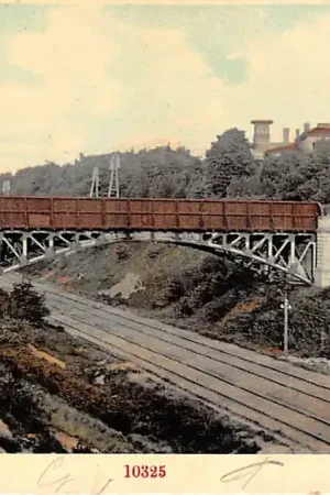 Baarn Spoorbrug 1908 Spoorwegen HC15332 Popularny