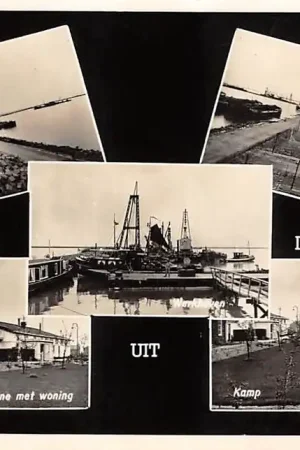 Darmowa dostawa Lelystad Groeten uit 1956 Haven Overzicht Cantine Kamp Werhaven HC15330