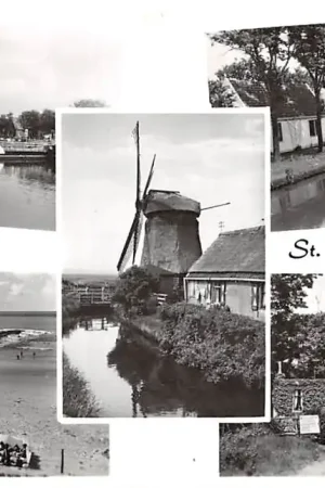 Sint Maartensvlotbrug Groeten uit Molen Sint Maartenszee Schagen HC15250 Premium