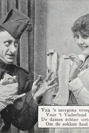 Militair Mobilisatie WO1 1914 - 1918 De Sokken Humor HC15137 Wysoka jakość