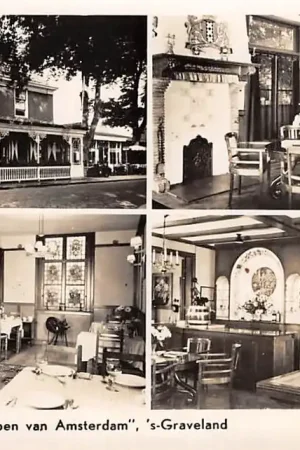 's-Graveland Hotel Café Restaurant Het Wapen van Amsterdam 1947 Hilversum HC15022 Tylko dziś