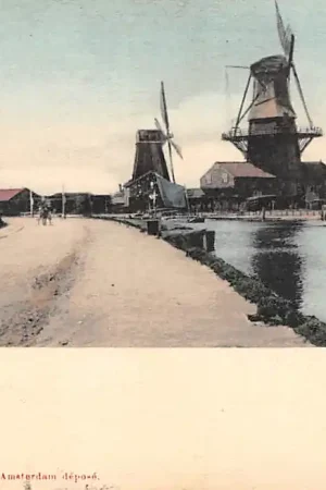 Szybka dostawa Rotterdam Overschie Molens aan de Schie 1904 HC14994