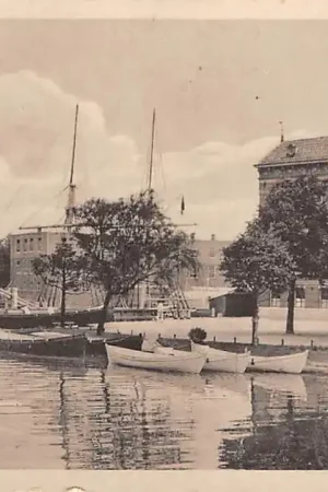 Wysoka jakość Leiden Kweekschool voor de Zeevaart 1917 Scheepvaart Schepen HC14972