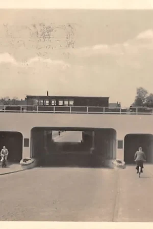 Wysoka jakość Hilversum Tunnel Spoorviaduct Spoorwegen 1944 HC14966