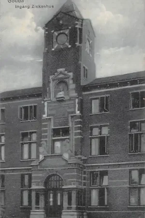 Gouda Krugerlaan Ingang Ziekenhuis De la Reylaan HC14696 Popularny